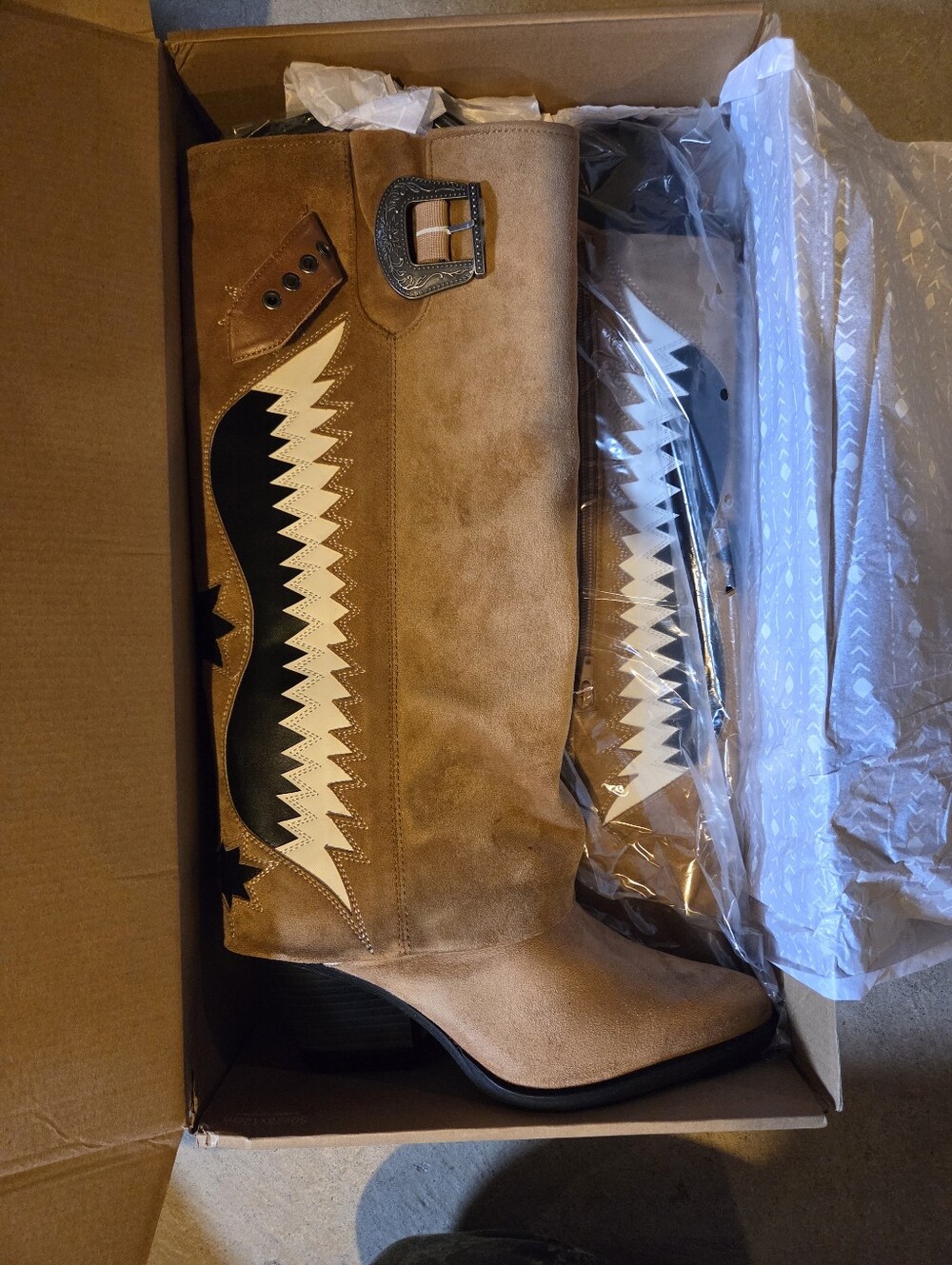 🤠 Zodiac Rowena Wings Western Boots – Women's Size 10 – New in Box